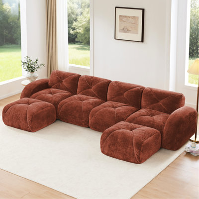 Luxurious Velvet Modular Sofas, Modern Comfort For Living Rooms