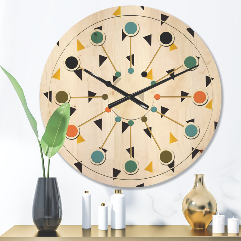 Solid Wood Wall Clock, Medium