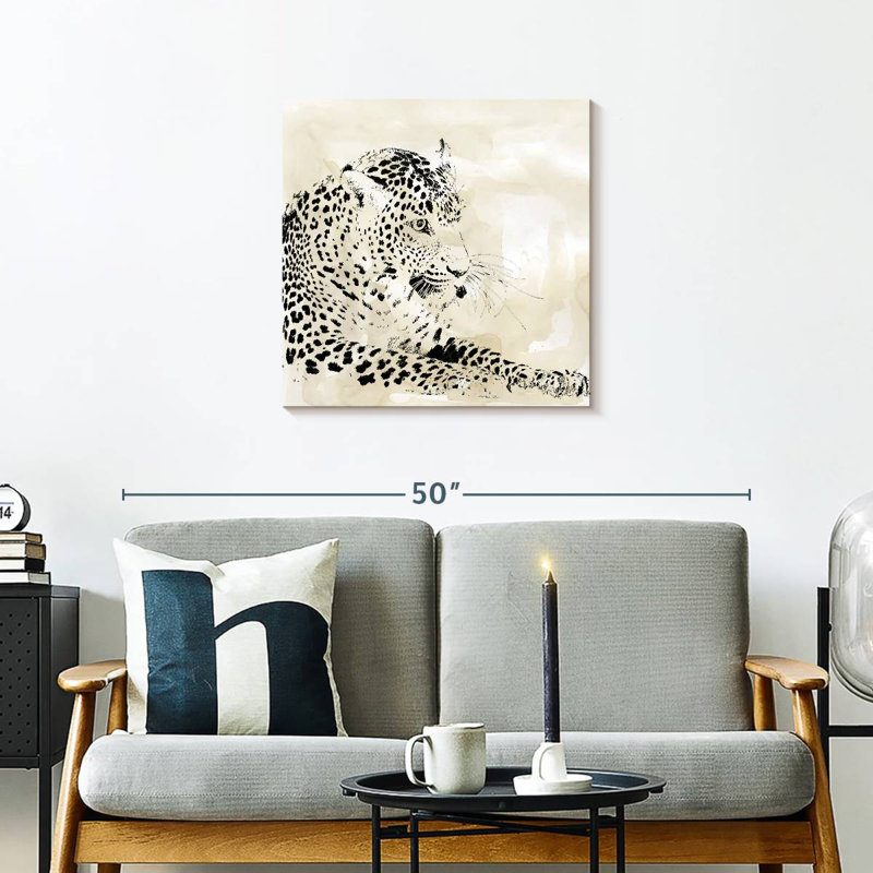 Crowle Leopard Spots I, 24" H x 24" W