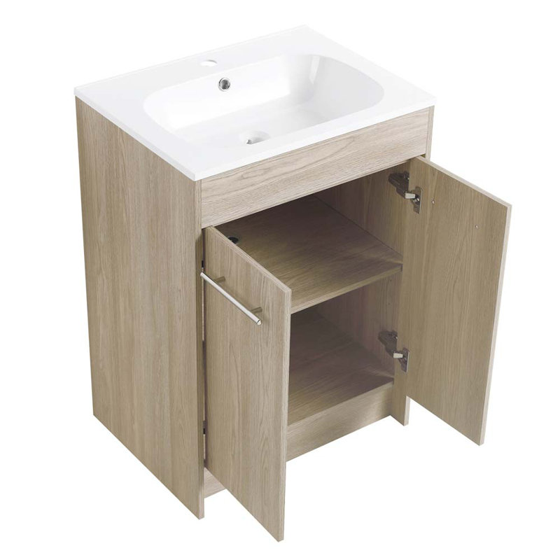 Meuble-lavabo autoportant de 24 po