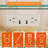 24×30 Inch Dual Use LED Light Bathroom Mirror Cabinet, Aluminum Back Panel Dimmable Anti Fog Cabinet