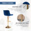 Tabouret pivotant rembourré Garnich-2068796547