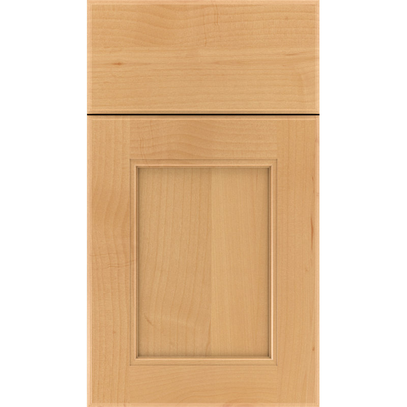 Dwelling Full Access Fairview Door Sample, Alabaster w/ Mocha Glaze, Maple