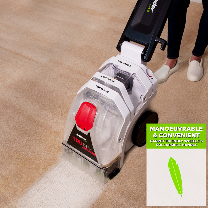 Rug Doctor Bagless Carpet Cleaner, White/Black 