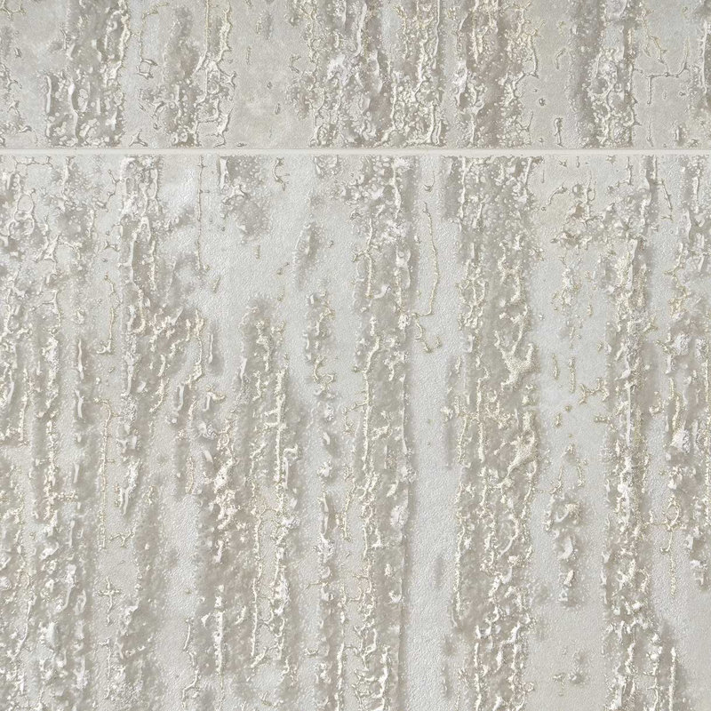 Twilight 12x48 Matte Metal Look Porcelain Tile, Deco Silver