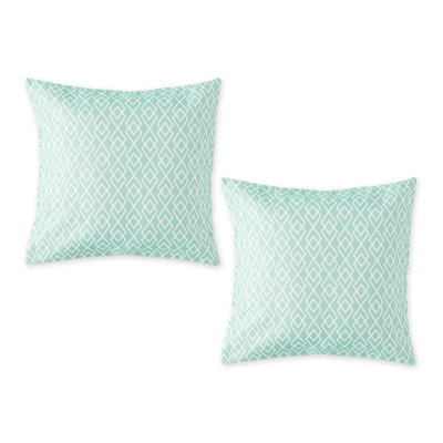 Geometric Reversible Pillow Cover