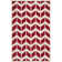 Chevron Wool Hand Woven Area Rug