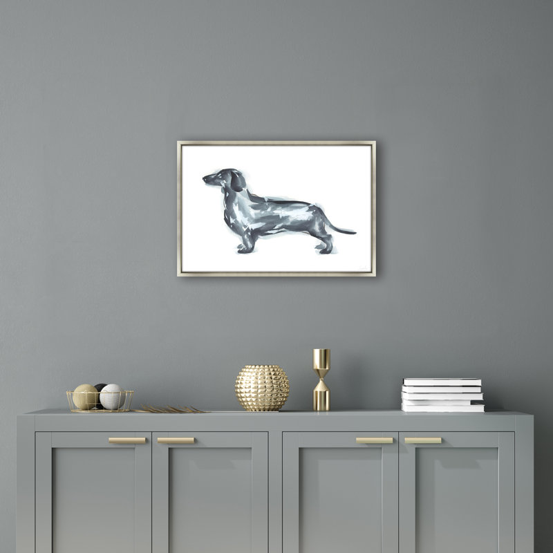 Dear Little Friends IV Print by Janice Sadler, Image Gel Brush, 17.5" H x 25.5" W x 1.5" D