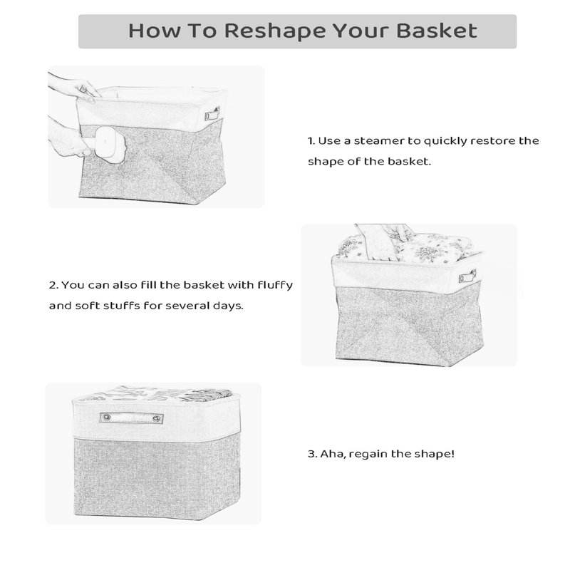 Ebern Designs Fabric Decorative Bin