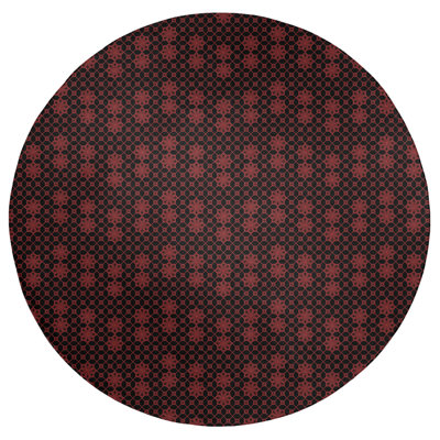 Chenille Geometric Indoor Rug