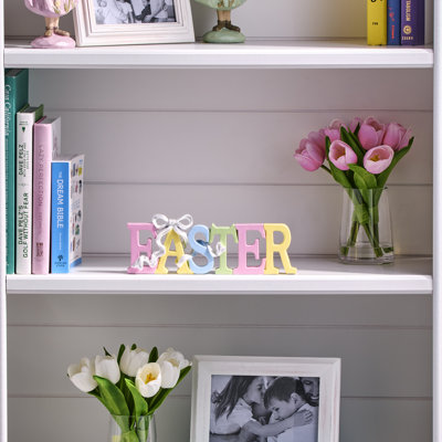 10" L Resin Easter Sign With Bow