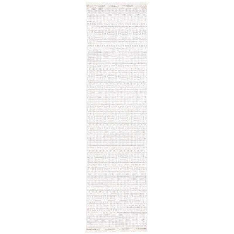 Tapis à motif géométrique Fashage Performance, Rond 5 pi 3 po