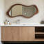 Miroir mural en bois aggloméré Free Form