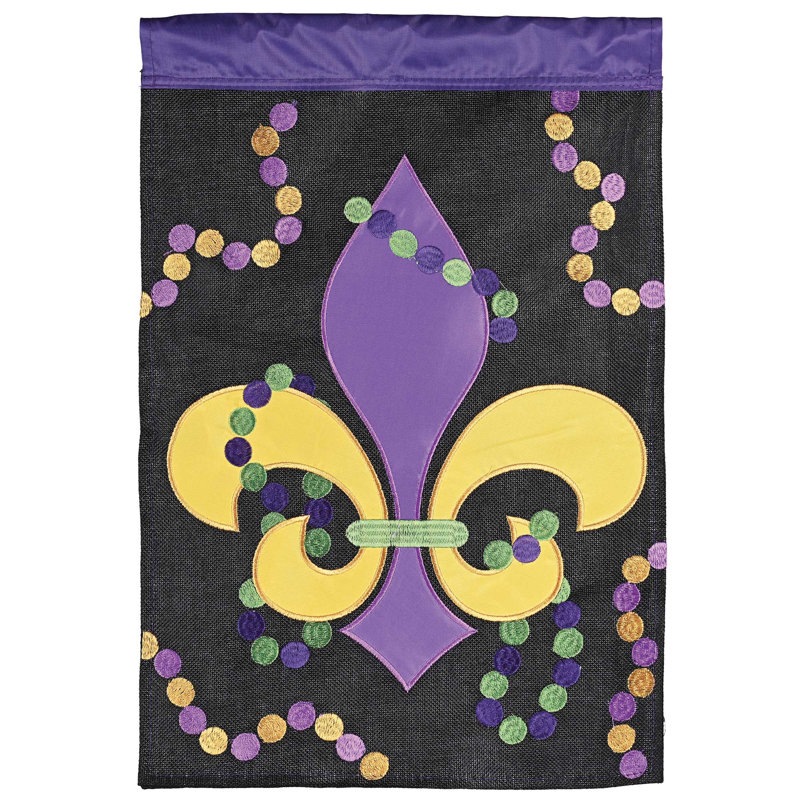 Gardenflag - perles mauves