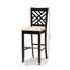 Upholstered Counter Stool with Solid Wood Frame-1160400885-1160400887-1160400393