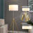 Adjustable Height Modern Tripod Floor Lamp