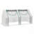 Outsunny 6' x 3' x 3' Portable Greenhouse, Garden Green House with 2 PE/Plastic Covers, Steel Frame and 2 Roll Up Windows, Clear-118112041