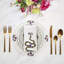 Serviettes de table en satin de coton Thistle and Snake-124988566