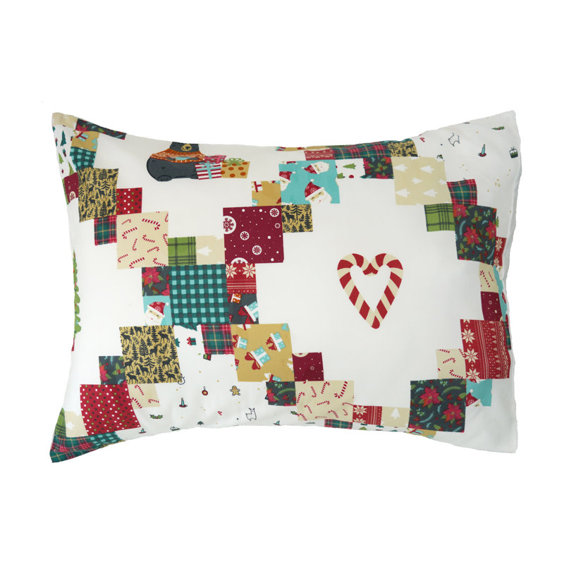 Your Lifestyle by Donna Sharp Holiday Love 3PC King Festive Comforter Set, King Comforter + 2 King Pillowcases