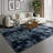Shag Area Rugs for Living Room, 4x6 ft Soft Fluffy Rugs for Bedroom, Nursery, Kids Room Home Decor, Tie-Dyed Blue Grey-1653206026