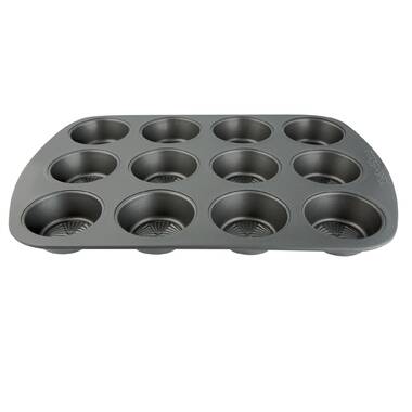 Fox Run 12 Cup Stainless Steel Muffin Pan