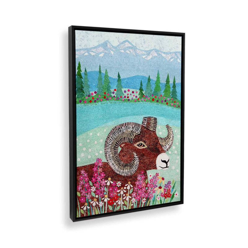 Reproduction d'art sur toile "Wilderness Collage XV" par Kim Conway, H 12 po x l 8 po, Noir