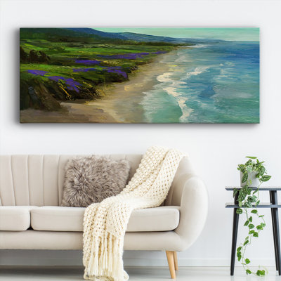Plage Montara, toile tendue avec châssis