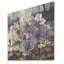 «Mauve cornflowers», art mural sur bois de pin naturel-1595737173