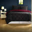 Ensemble de literie en microfibre Scotchgard King Cal King, maison moderne réversible