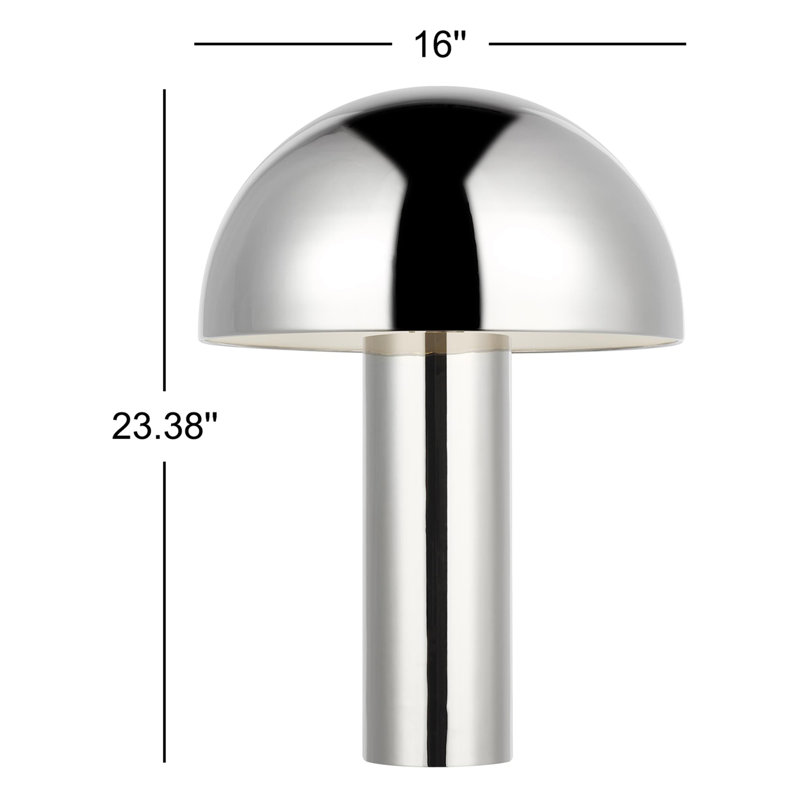 Cotra Table Lamp, Silver