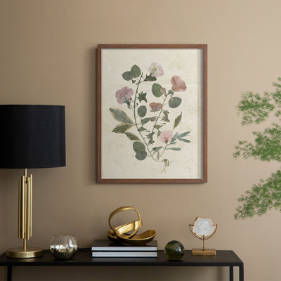 Pressed Arrangement I, reproduction encadrée - bois massif