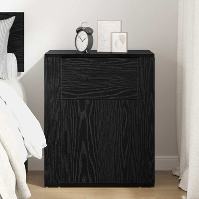35cm W Manufactured Wood Bedside Table