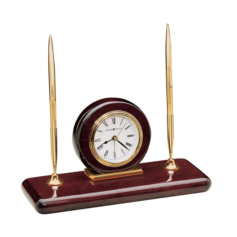 Roman Numeral Solid Wood Manufactured Wood Quartz movement / Crystal Alarm Tabletop Clock
