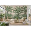 Papier peint rétro paysage jungle tropicale Toile-948056792-948056795