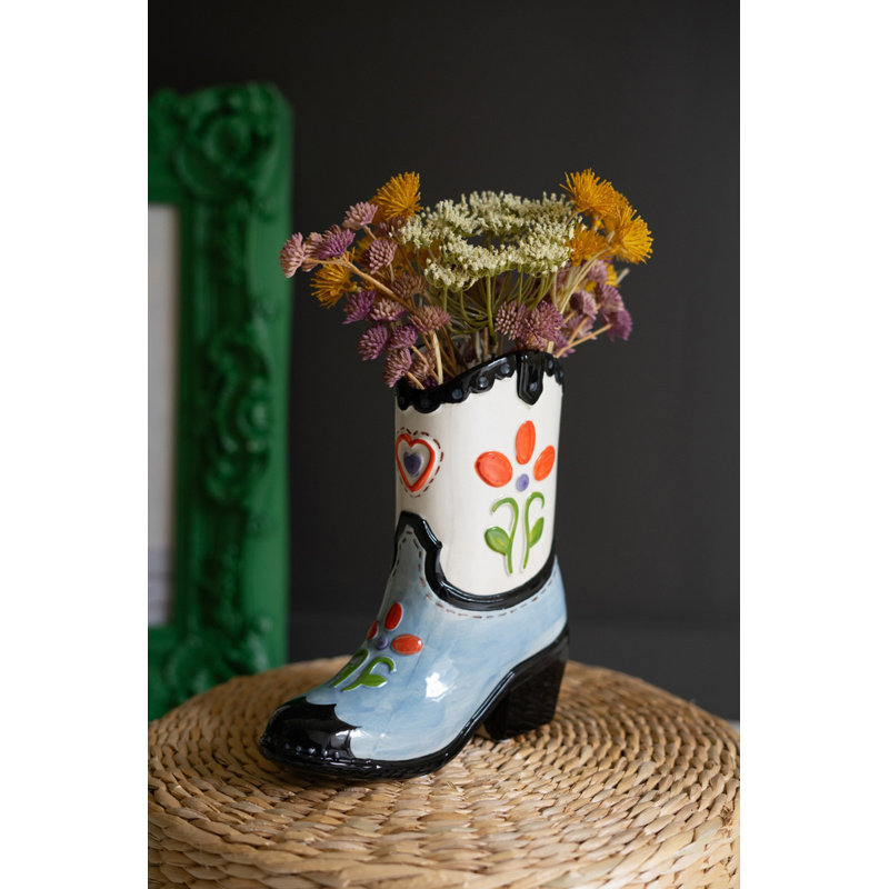  Vase en céramique Cowboy