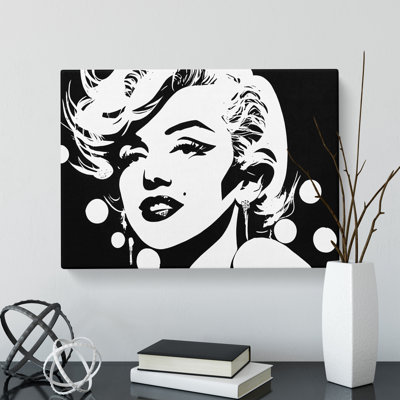 Marilyn Monroe In Monochrome Vol.2 - Wrapped Canvas Print