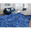 Tapis bleu foncé et turquoise noué à la main de haute qualité-124930222