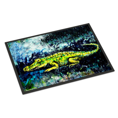 Tapis pour porte d’extérieur alligator