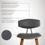 Tellis Mid-Century Modern Armless Stool in Faux Leather and Wood-1510558967-1510558920-1510558925