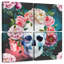 Crâne floral Kerner