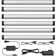 Inlight 12-inch Plug-in LED Under Counter Lights for Kitchen, Pack of 6