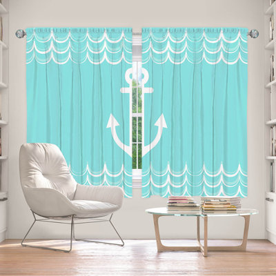 Paire de rideaux obscurcissant en polyester Virgis
