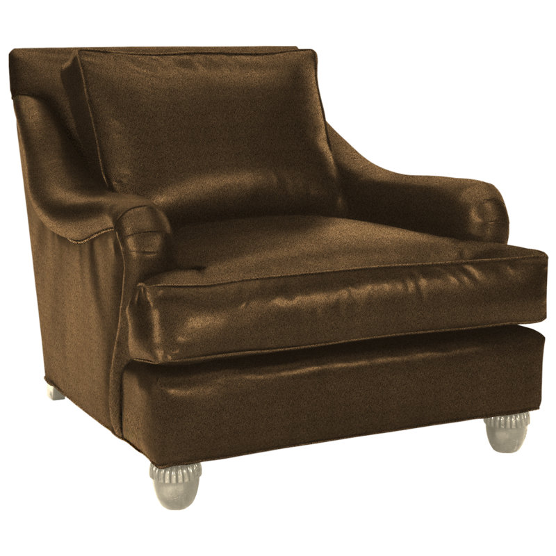 Armchair, Bella Black Performance Velvet, Brushy Bayou