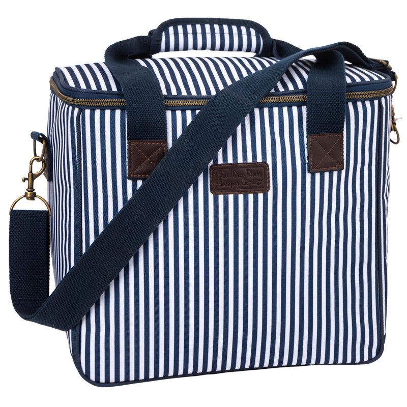 Three Rivers Picnic Cooler in White