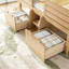 Lits pour enfants peu encombrants avec rangement, chambre d'enfant simple en bois aggloméré en bois aggloméré