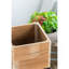 Ensemble de 2 boîtes en bois récupéré avec support en fer noir, L: 11 x 11 x 29,5 po: 8,5 x 8,5 x 21,5