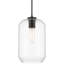 Luminaire suspendu cylindrique à 1 lumière Avaree