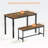 Latea Dining Set Dining Table Set Bar Table with 2 Dining Benches Kitchen Table Counter with Chairs-326761426-326761453-271958744