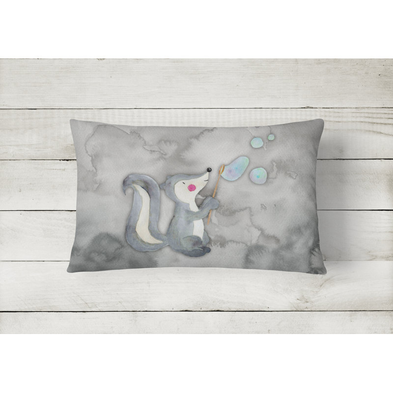  Coussin Skunk and Bubbles