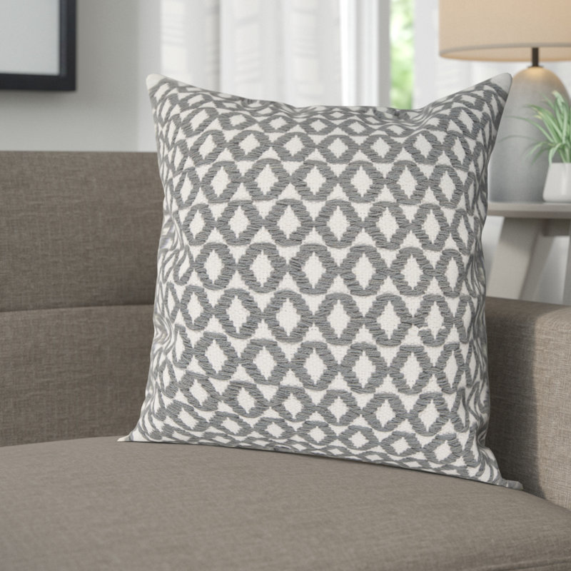 Dontae Square Pillow Cover & Insert, 18" H x 18" W